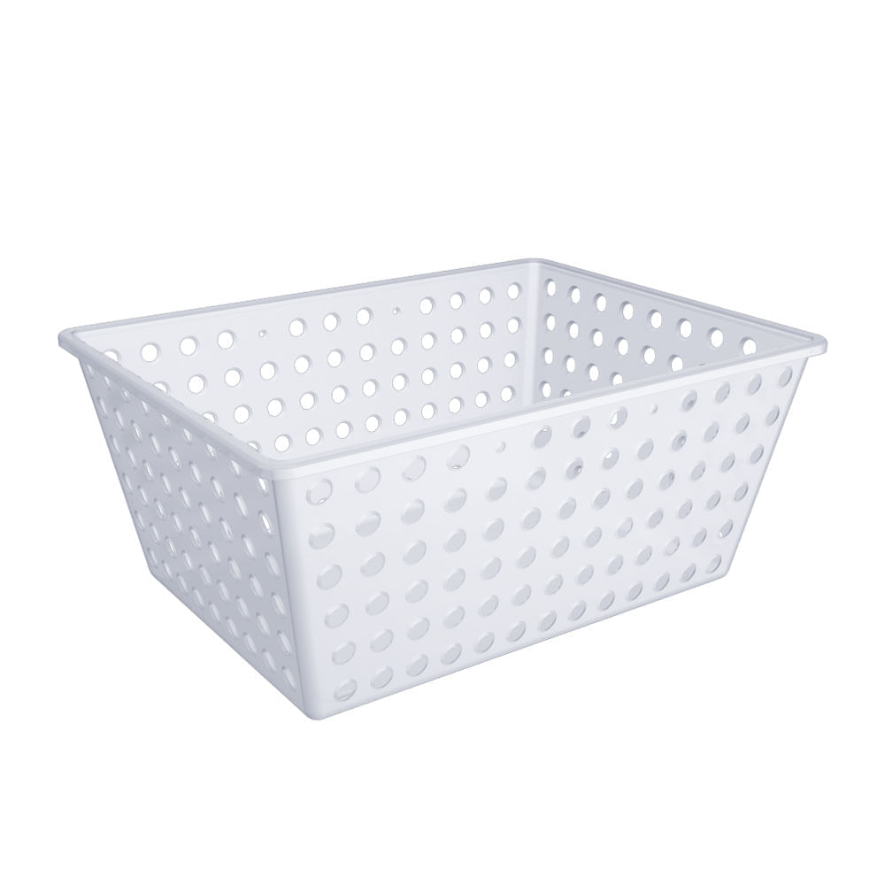 Cesta Organizadora Coza One Max Plástico Cristal