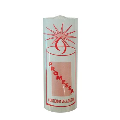 Vela Guanabara Luz Divina Promessa Branca 220g UNICA