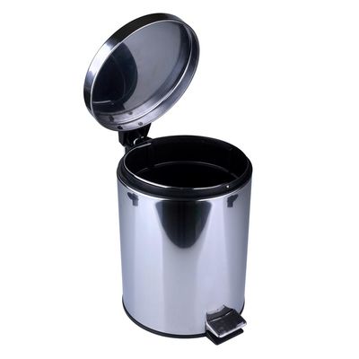 Lixeira em Inox com Pedal Echolimp Echo05 Prata 5L UNICA