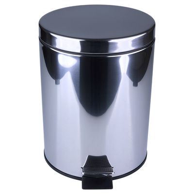 Lixeira em Inox com Pedal Echolimp Echo05 Prata 5L UNICA