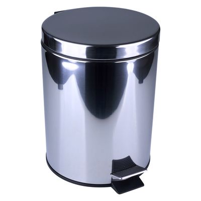 Lixeira em Inox com Pedal Echolimp Echo05 Prata 5L UNICA