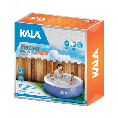 Piscina Inflável Bestway 1.000 Litros Azul UNICA