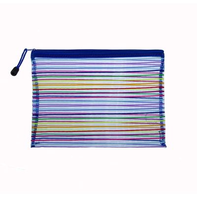 Envelope Malote Le List B5 Azul com Zíper UNICA