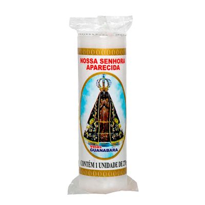 Vela Guanabara Nossa Senhora Aparecida 270g UNICA