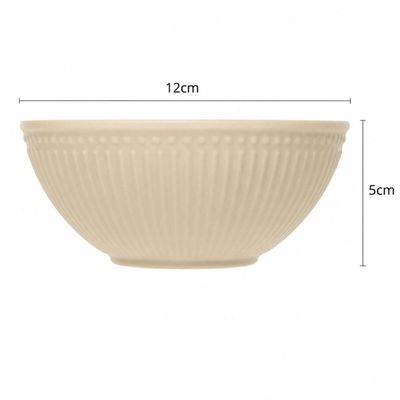Jogo Pratos Raso 27cm de Sobremesa 20cm e Bowl 12cm Bege Melamina Aveline Lyor Mesa Posta Servir