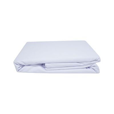 Lençol Casal Liso 200 Fios Algodão Doce Vida Branco UN / Branco