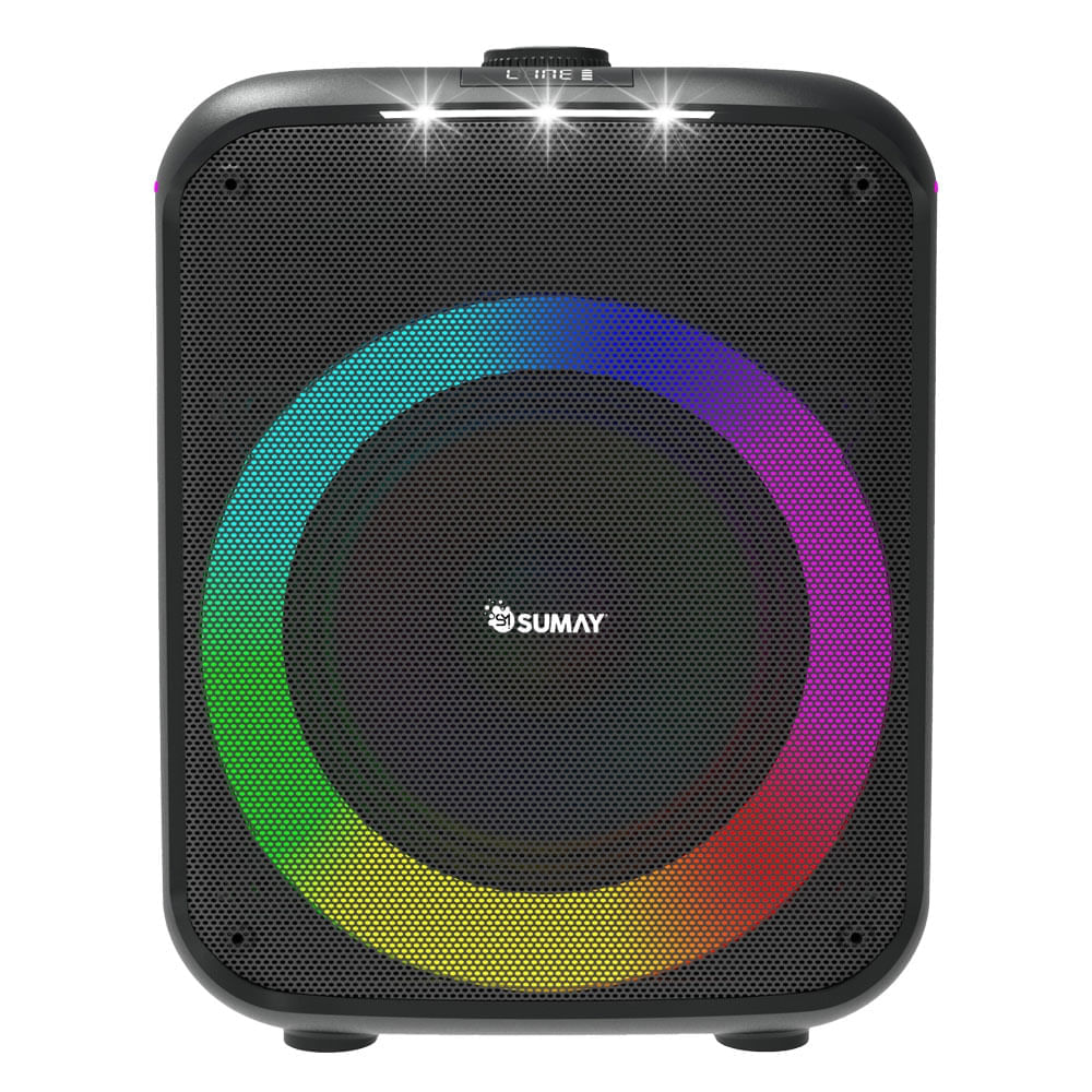 Caixa de Som Portátil BLACK BOX 380W SM-CSP1319