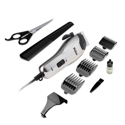 Máquina de Cortar Cabelo Britânia PCR04 com 4 Pentes - 127V UNICA