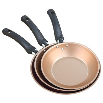Conjunto 3 frigideiras francesa Cereja com creme UNICA
