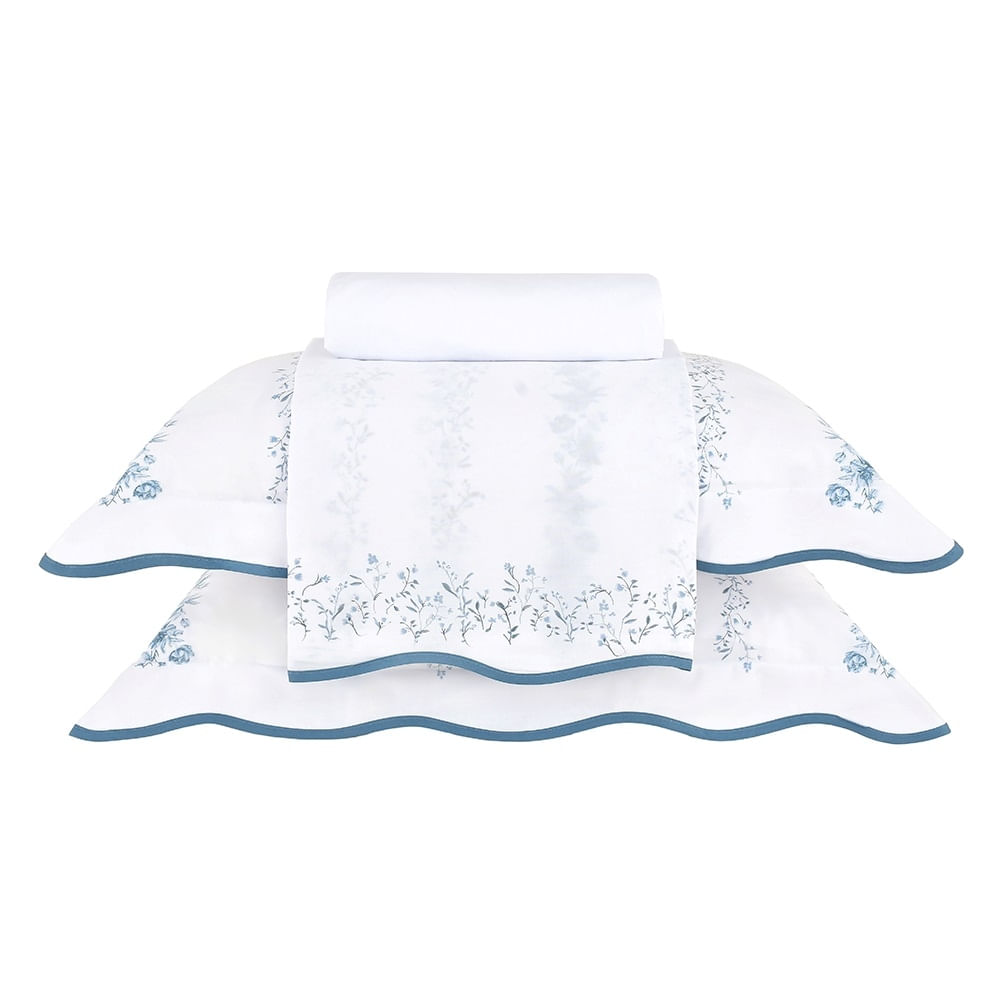 Jogo Cama King Buddemeyer 200 Fios Gran Percalle Sintra