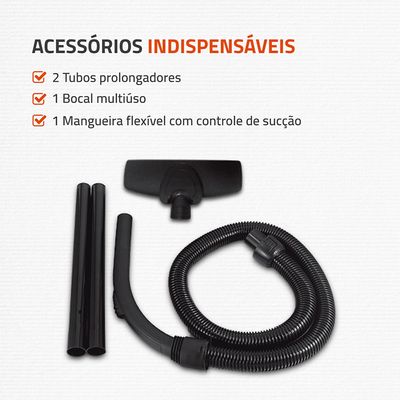 Aspirador de Pó Hepa Mondial Turbo AP-15 - 1500W UNICA