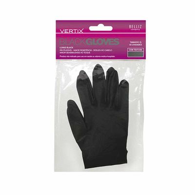 Luva Vertix Black com 2 Unidades Tamanho G UNICA