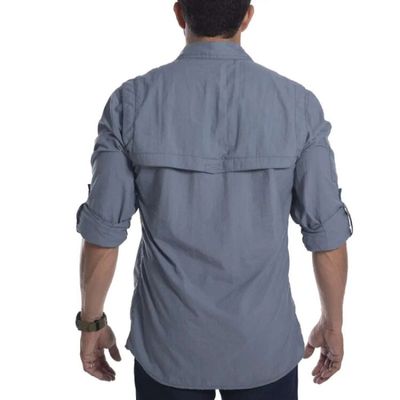 Camiseta Hard Adventure Safari UV50 P / CINZA