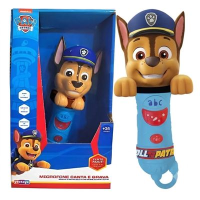 MICROFONE DO CHASE CANTA E GRAVA PATRULHA CANINA -  WINFUN