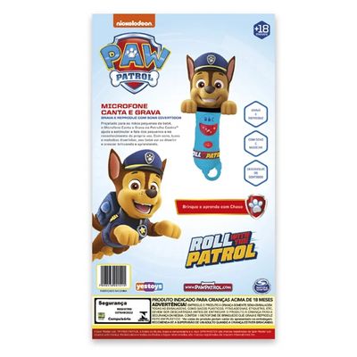 MICROFONE DO CHASE CANTA E GRAVA PATRULHA CANINA -  WINFUN