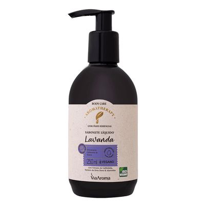 Sabonete Líquido Lavanda Aromatherapy Via Aroma - 250ml