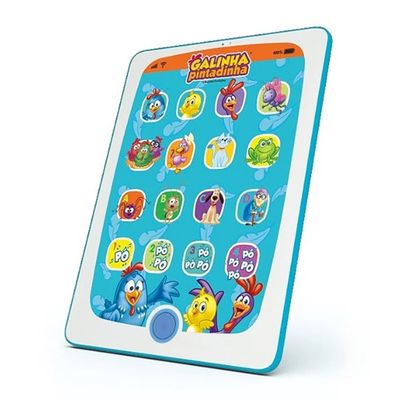 TABLET INFANTIL DA POPO GALINHA PINTADINHA - WINFUN