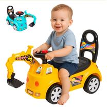 TRATOR INFANTIL ANDADOR COM GARRA E BUZINA - XCELL