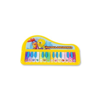 TECLADO HOLOGRAFICO ANIMAL DA POPO GALINHA PINTADINHA - WINFUN
