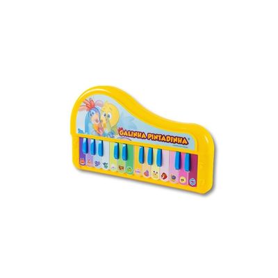 TECLADO HOLOGRAFICO ANIMAL DA POPO GALINHA PINTADINHA - WINFUN