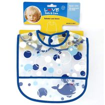 BABADOR INFANTIL DIVERSOS COM VELCRO - LOVE