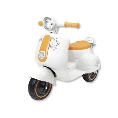 TRICICLO ELETRICO AVESPA 6V BRANCO - FLASHWHEELS