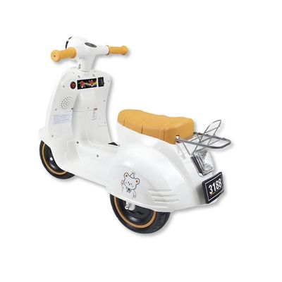 TRICICLO ELETRICO AVESPA 6V BRANCO - FLASHWHEELS