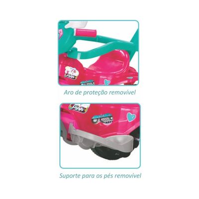 TRICICLO TICO TICO DRA. MEG ROSA E VERDE - MAGIC TOYS