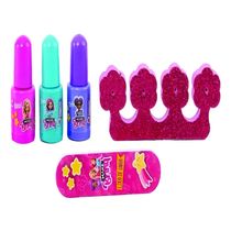 KIT MAKEBRINQ SALAO DE UNHAS INFANTIL - POLIBRINQ