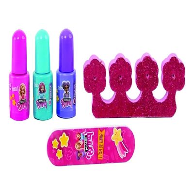 KIT MAKEBRINQ SALAO DE UNHAS INFANTIL - POLIBRINQ