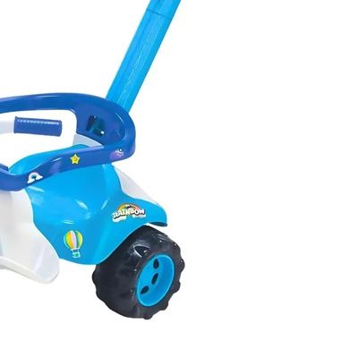 TRICICLO INFANTIL TICO TICO EMPURRADOR RAIBOW AZUL - MAGIC TOYS