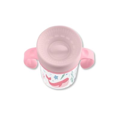COPO 300ML COM BICO DE SILICONE 360° DEEP SEA PINK- KIKKA BOO
