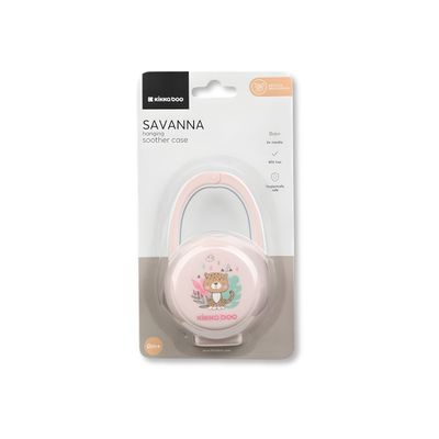 PORTA CHUPETA SAVANNA PINK ONCA - KIKKA BOO