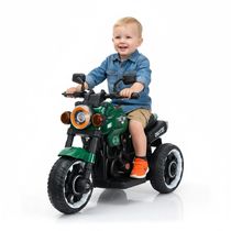 MOTO ELETRICA INFANTIL VERDE 3 RODAS 6V - SHINY TOYS