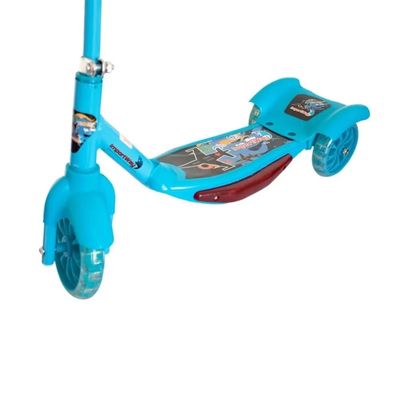PATINETE INFANTIL 3 RODAS C/ CESTA SOM E LUZES AZUL - IMPORTWAY