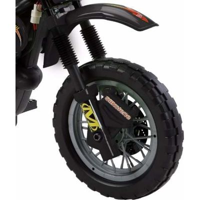MOTO CROSS ELETRICA INFANTIL 6V PRETO - BELFIX
