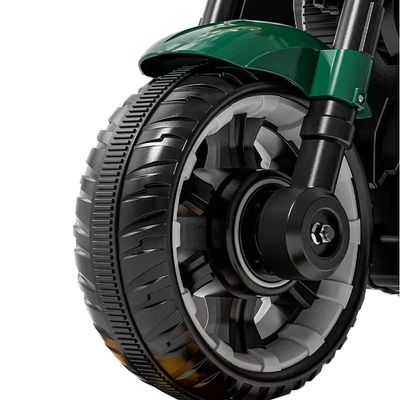MOTO ELETRICA INFANTIL VERDE 3 RODAS 6V - SHINY TOYS