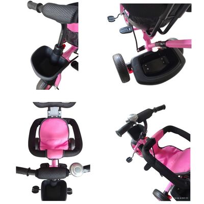 TRICICLO 3 EM 1 VELOX ROSA - BABY STYLE
