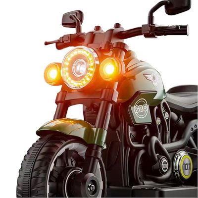 MOTO ELETRICA INFANTIL VERDE 3 RODAS 6V - SHINY TOYS