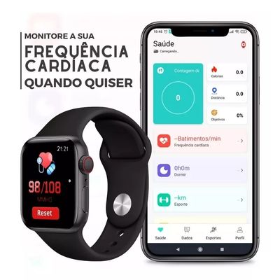 RELOGIO SMARTWATCH INTELIGENTE S8 PRETO - KHOSTAR