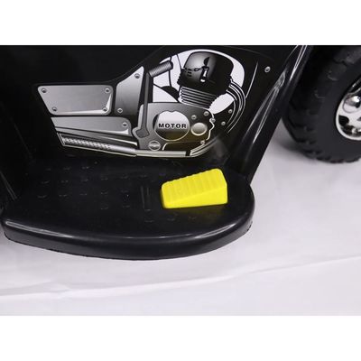 MOTO ELETRICA COM LUZ E SOM 6V PRETO - SHINY TOYS