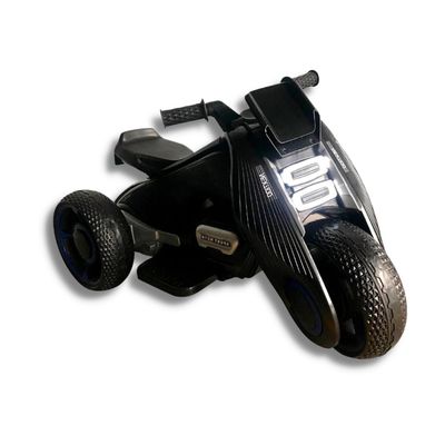 MINI MOTO ELETRICA INFANTIL FUTURISTA 6V PRETA - IMPORTWAY