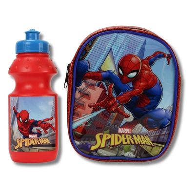 PATINETE INFANTIL C/ MOCHILA, GARRAFINHA, LUZ E SOM HOMEM-ARANHA - BBR TOYS
