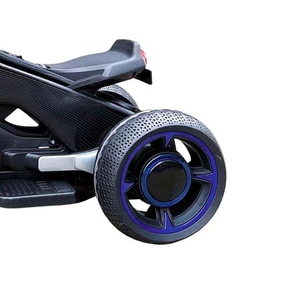 MINI MOTO ELETRICA INFANTIL FUTURISTA 6V PRETA - IMPORTWAY