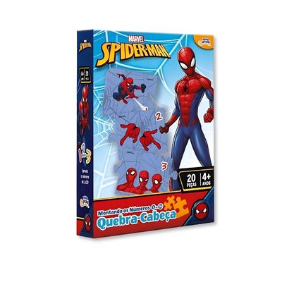 MONTANDO OS NUMEROS DE 1 A 20 HOMEM ARANHA (8045) - TOYSTER
