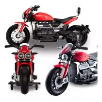 MINI MOTO ELETRICA INFANTIL 6V TRIUMPH ROCKET 3GT VERMELHO - IMPORTWAY