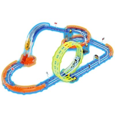 PISTA DE CARRINHO CORRIDA GLOW SPÉED TRACK 52 PEÇAS - ZIPPY TOYS
