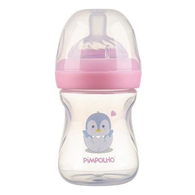 MAMADEIRA SERENA PINGUIM ROSA 150ML - PIMPOLHO