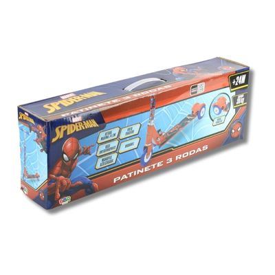 PATINETE INFANTIL AJUSTAVEL E DOBRAVEL HOMEM-ARANHA - BBR TOYS