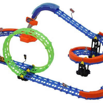 PISTA DE CARRINHO CORRIDA GLOW SPÉED TRACK 52 PEÇAS - ZIPPY TOYS